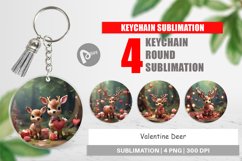 Keychain Valentine Deer Product Image 1
