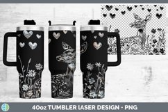 GorgeousValentine Laser 40oz Tumbler design.