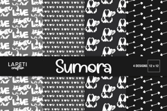 valentine digital paper pattern