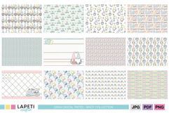 Love themed A4 papers in soft pastel colors for crafting