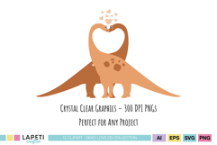 Valentine dinosaur artwork bundle for crafters