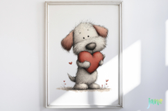 Valentine’s Day Dogs Clipart Product Image 5