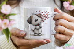 Valentine’s Day Dogs Clipart Product Image 3