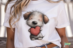 Valentine’s Day Dogs Clipart Product Image 2