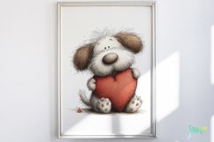 Valentine’s Day Dogs Clipart Product Image 5