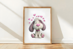 Valentine Dog Clipart Product Image 3