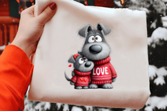 Valentine Dog Mom Clipart Product Image 2