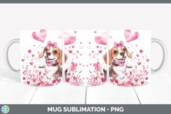GorgeousValentine Dogs Mug Wrap design.