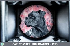 GorgeousValentine Dogs Car Coaster design.