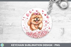 GorgeousValentine Dogs Keychain design.