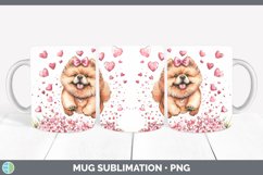 GorgeousValentine Dogs Mug Wrap design.