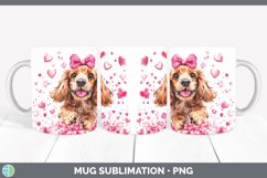 GorgeousValentine Dogs Mug Wrap design.