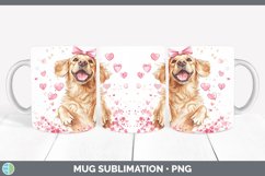 GorgeousValentine Dogs Mug Wrap design.