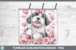 GorgeousValentine Dogs Tumbler design.