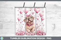 GorgeousValentine Dogs Tumbler design.