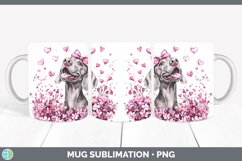GorgeousValentine Dogs Mug Wrap design.