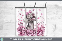 GorgeousValentine Dogs Tumbler design.