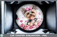 GorgeousValentine Dogs Car Coaster design.