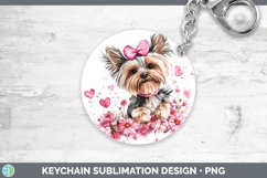 GorgeousValentine Dogs Keychain design.