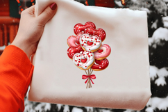 Valentine Donut Clipart PNG Product Image 2