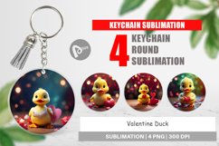 Keychain Valentine Duck Product Image 1