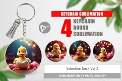 Keychain Valentine Duck Product Image 1