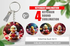 Keychain Valentine Duck Product Image 1