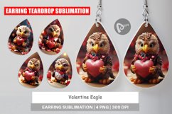 Earring Teardrop Valentine Eagle Product Image 1