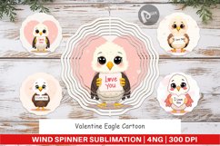 Wind Spinner Valentine Eagle Cartoon Product Image 1