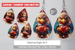 Earring Teardrop Valentine Eagle Product Image 1