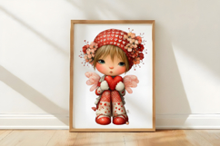 Valentine Fairy Clipart PNG Product Image 3