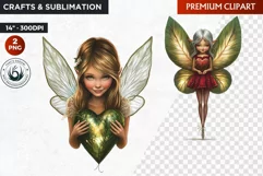Valentine's day Fairy Clipart, Valentines day PNG,Love Product Image 1