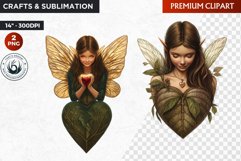 Valentine&#039;s day Fairy Clipart, Valentines day PNG,Love Product Image 1