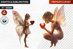 Valentine's day Fairy Clipart, Valentines day PNG,Love Product Image 1