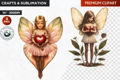 Valentine's day Fairy Clipart, Valentines day PNG,Love Product Image 1