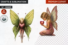 Valentine's day Fairy Clipart, Valentines day PNG,Love Product Image 1