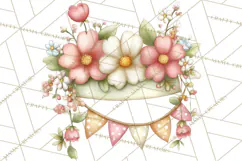 Christian Faith Clipart PNG, Angels Doves Lambs With Crosses Product Image 3