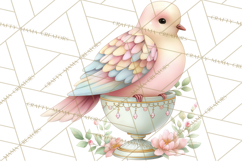 Christian Faith Clipart PNG, Angels Doves Lambs With Crosses Product Image 2