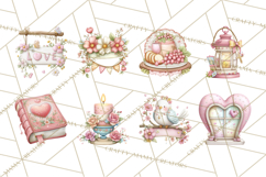 Christian Faith Clipart PNG, Angels Doves Lambs With Crosses Product Image 4