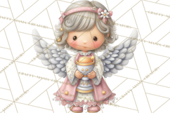 Christian Faith Clipart PNG, Angels Doves Lambs With Crosses Product Image 5