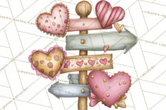 Valentine Farm Clipart PNG, Barnyard Valentine Props, Kids Product Image 3