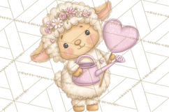 Valentine Farm Clipart PNG, Barnyard Valentine Props, Kids Product Image 3