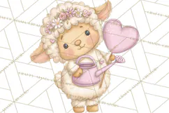 Valentine Farm Clipart PNG, Barnyard Valentine Props, Kids Product Image 3