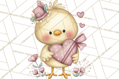 Valentine Farm Clipart PNG, Barnyard Valentine Props, Kids Product Image 3