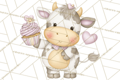 Valentine Farm Clipart PNG, Barnyard Valentine Props, Kids Product Image 4