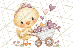 Valentine Farm Clipart PNG, Barnyard Valentine Props, Kids Product Image 5