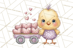 Valentine Farm Clipart PNG, Barnyard Valentine Props, Kids Product Image 2