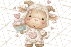 Valentine Farm Clipart PNG, Barnyard Valentine Props, Kids Product Image 4