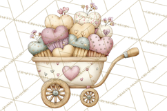 Valentine Farm Clipart PNG, Barnyard Valentine Props, Kids Product Image 5