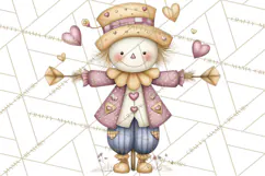 Valentine Farm Clipart PNG, Barnyard Valentine Props, Kids Product Image 2
